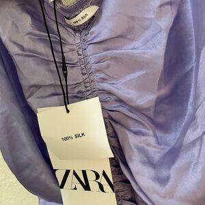 Large Zara silk blouse